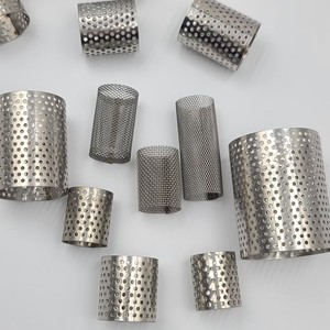 Pantalla coladora en Y con una capa de malla perforada y una capa de malla metálica tejida Pantalla coladora en Y con malla expandida - Product Image 5