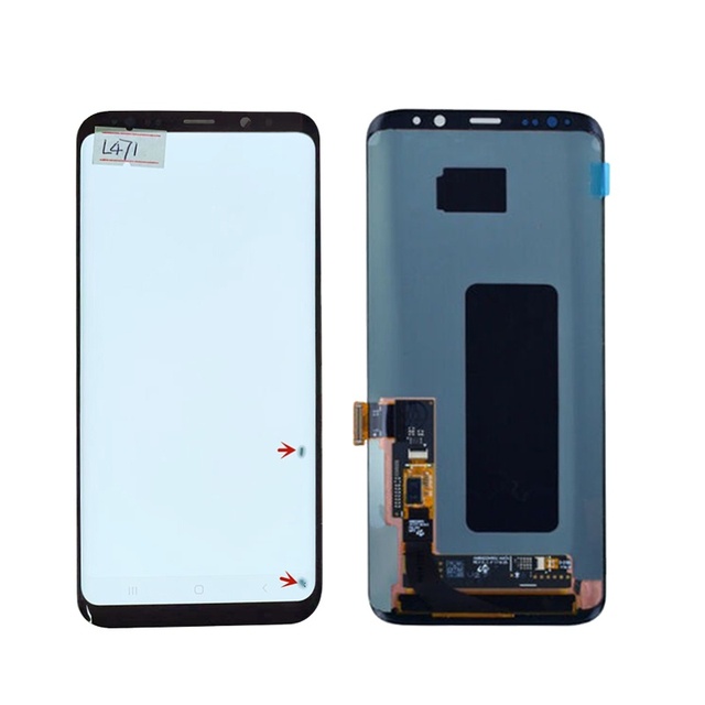 Original AMLODE Mobile Phone LCDS for Samsung Galaxy S8 Plus Display Touch Screen Assembly With Black Dots