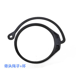 Tapa del depósito de combustible con asa 1J0201550A, cuerda recta de goma negra para POLO, Bora, Touran, Golf B5, Octavia, Superb - Product Image 4
