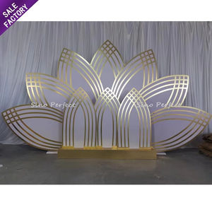 Fondo de PVC Dorado Espejo de Sino Perfect Wholesales para Bodas, Fiestas, Suministros para Planificación de Bodas, Decoración - Product Image 1