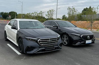 Kit de Carrocería a Precio de Fábrica para Mercedes Benz 2009-2016 W212, Actualización a Estilo W214 AMG E53, Parachoques, Capó, Faros Delanteros, Instalación sin Cortes