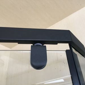 Mampara de Ducha con Puerta Corredera de Vidrio Estilo Hogareño, Precio OEM ODM, Kit Completo para Baño, Puerta de Ducha Negra - Product Image 3