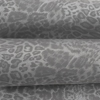 PU cuir synthétique Faux cuir léopard cuir suédé pour chaussures sacs