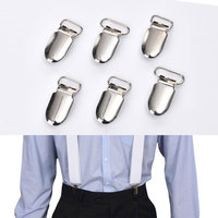 Clips de jarretelles en métal, Clips de sucettes pour pantalons