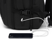 Sac à dos professionnel grande capacité en tissu Oxford pour usage extérieur, trajets quotidiens et voyages d'affaires, avec compartiment pour ordinateur