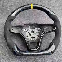 Volant en fibre de carbone de qualité supérieure pour VW CC Arteon Lamando, compatible avec les boutons de commande tactiles