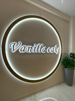 Enseigne LED moderne personnalisée en métal, enseigne lumineuse électronique pour entreprise, café, logo d'entreprise, décoration murale