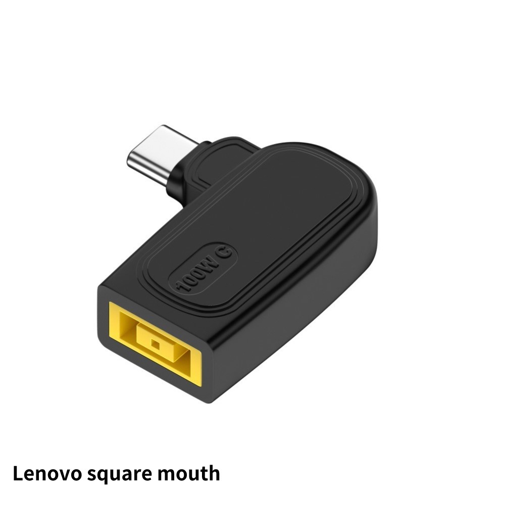 Adaptateur USB-C noir à embout carré