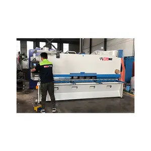 Qc 11K 6Mm * 3200Mm Hydraulische Snijmachine Voor Het Snijden Van Stalen Platen Guillotine Stalen Plaat