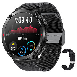 Nouveau T30 montre intelligente Bluetooth message d'appel pousser la fréquence cardiaque pression artérielle oxygène sanguin sommeil exercice Bluetooth musique - Product Image 3