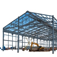 Estructura de Acero Galvanizado en Caliente de Primera Calidad, Almacén Moderno, Edificio de Almacenamiento Metálico Duradero Anticorrosión, Taller