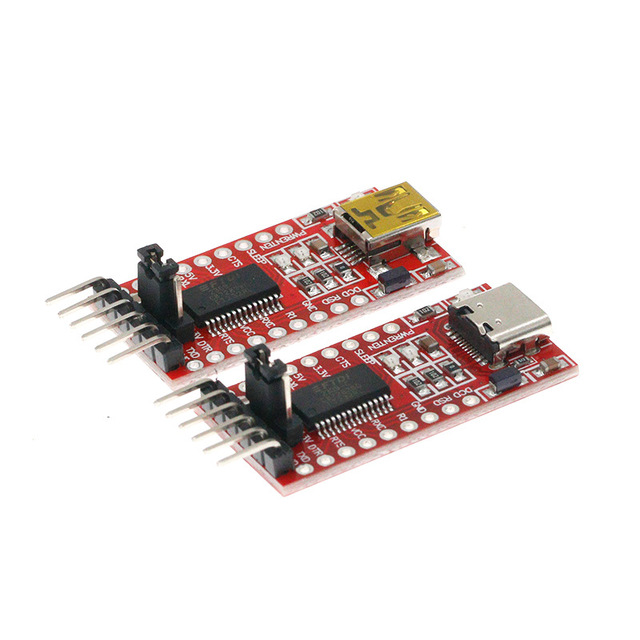 High Quality FTDI USB to TTL 3.3V 5V FT232RL Module Brush Module Download Board with Mini TYPE-C Interface