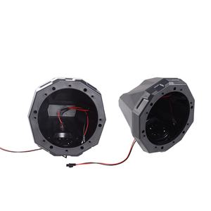 YongJin Speaker hitam 6.5 inci 6.5 inci, kandang Putar dengan klem 2 "untuk Polaris RZR PRO/ATV/UTV - Product Image 1