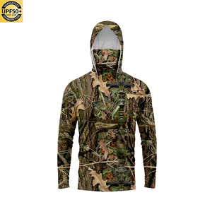 ملابس صيد عالية الأداء للحماية من الأشعة فوق البنفسجية قمصان صيد وتمويه مسامية بفتحات تهوية - Product Image 1