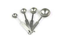 Gadgets de cuisine Cuillère à mesurer numérique multifonctionnelle Cuillère à mesurer le café Cuillère à mesurer en acier inoxydable Lot de 4