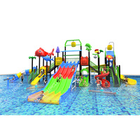 Parc aquatique extérieur pour enfants, aire de jeux aquatique, toboggans, équipements de divertissement à vendre
