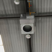 Chauffage industriel à gaz naturel pour plafonds hauts, sans conduit, pour grands espaces, équipement de chauffage par recirculation d'air