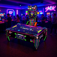 Machine d'arcade de hockey sur air à monnayeur pour 2 joueurs avec fonction multi-balles pour centres de divertissement et salles de jeux (FEC)