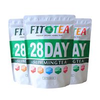 Meilleur Thé Minceur Détoxifiant 28 Jours, Herbal, Ventre Plat, Brûle-Graisse, Perte de Poids, 100% Herbes Naturelles et Vitamines, Adultes, 14 Sachets
