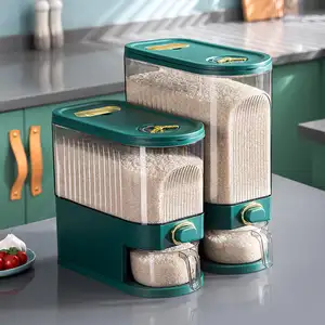 Многофункциональный контейнер для хранения риса из полипропилена, новый дизайн