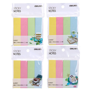 Deli Sticky Notes 76x19mm Colored Self Adhesive Memo Pads For Indexing And Organizing - Product Image 4
