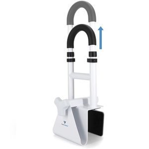 <strong>Bathtub</strong> Safety Rail Shower Grab Bar <strong>Handle</strong> for Elderly and Disabled Bathroom Safety Bars with Non-Slip Grip - Product Image 1