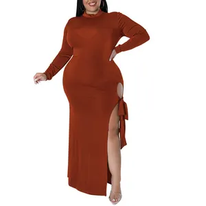 2022 womens clothing manga longa casual plus size vestidos mãe, da noiva baile meninas dama de honra vestido de noite/