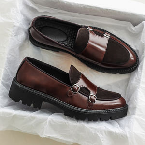 Business Comfortable 2024 Hot Sales New Design Cowhide Leather Pointed <b>Shoes</b> Man Dress <b>Shoe</b> for <b>Men</b> Oxford <b>Shoes</b> Dress Brown - Product Image 6