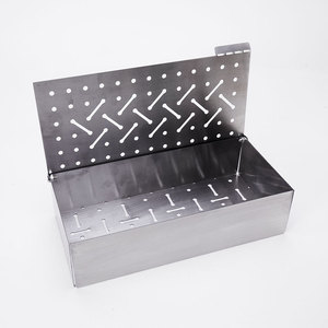 Caja Ahumadora de Acero Inoxidable para Barbacoa, Caja para Ahumar con Virutas de Madera para Parrilla de Gas o Carbón, Accesorios para Barbacoa al Aire Libre, OEM Personalizado - Product Image 3