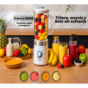 Frullatore Grunkel 500W con caraffa da 1L e 2 velocità per frullati e succhi - Product Image 2