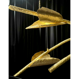 Lampadario <span class=keywords><strong>a</strong></span> Foglie per <span class=keywords><strong>Camera</strong></span> <span class=keywords><strong>da</strong></span> <span class=keywords><strong>Letto</strong></span>, Illuminazione <span class=keywords><strong>a</strong></span> <span class=keywords><strong>Sospensione</strong></span> per Isola Cucina, Lampada per Resort e Ristoranti - Product Image 5