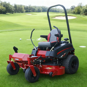 호텔용 미끄럼 방지 타이어 저소음 승마용 잔디 깎는 기계 주거 지역 경사지 50 인치 커팅 데크 및 안정적인 견인 - Product Image 1