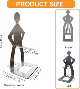 Hotdoghouder, BBQ roestvrijstalen worsthouder, buiten grappige figuur voor barbecue worsthouder BBQ grill tool - Product Image 2