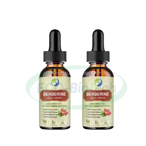 Ausreson Berberine líquido gotas extracto clorhidrato HCL gotas suplemento OEM 3000mg Berberine líquido gotas - Product Image 1