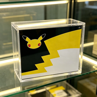 Boîtier d'affichage magnétique en acrylique anti-jaunissement et anti-lumière bleue pour Pekmen TCG Celebrations Center Elite Trainer Box ETB