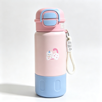 Thermos isotherme à double paroi en acier inoxydable 304, avec couvercle torsadé, finition mate, portable, réutilisable, marque privée