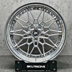 Rines Bku Forjados de 2 Piezas 5x112 5x120 Personalizados de 18 19 20 Pulgadas, Rines de Aleación Completamente Pulidos para BMW G87 M2 F80 G80 M3 F82 G82 M4 - Product Image 3