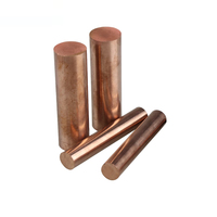 Barre ronde en cuivre pur rouge C11000 C12200 C2100 C21000 C70600 T1 T2 Tp1 H70 Barre en cuivre Barre ronde plate en cuivre