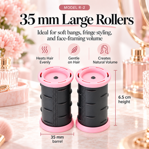 Bigoudis et rouleaux coiffants 2-en-1 à faible chaleur 130°C (en gel) pour volume et mise en forme - Usage quotidien en salon - Product Image 3