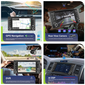 Autoradio Android Podofo 4 + 64B 7 "CarPlay/Android Auto GPS WIFI FM RDS pour VW/<span class=keywords><strong>Volkswagen</strong></span>/<span class=keywords><strong>Touareg</strong></span>/ Transporter Ts Multivan OEM - Product Image 3