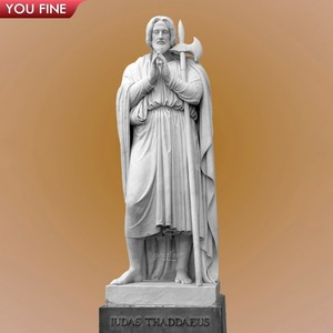 Église du Christ grandeur nature personnalisée en marbre blanc Sculpture Saint <span class=keywords><strong>Pierre</strong></span> douze apôtres - Product Image 3