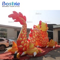 Lanterne de festival traditionnel chinois de dragon gonflable géant de nouvelle conception pour des décorations de partie