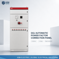 Panneau APFC GGJ pour stations de pompage et systèmes de charge de moteurs 50/60Hz 400V, indice de protection IP30, facteur de puissance réglable