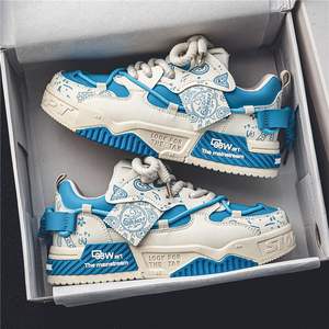 Zapatos de hombre 2026: Nuevos, versátiles, originales, casuales, planos, deportivos, con suela gruesa que aumenta la altura, estilo Bread Tide. - Product Image 3