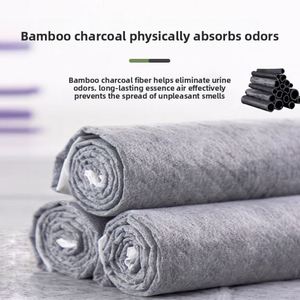 Tapis absorbants pour animaux de compagnie, couches pour chiens, tapis anti-urine, couches épaissies pour incontinence, tapis non tissés au charbon de bambou désodorisant pour chats et animaux de compagnie - Product Image 3
