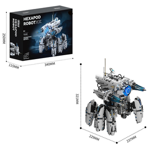 Set di Costruzioni Educative RC Science Fiction, Modello di Macchine in Mattoncini, 1406 Pezzi in Plastica ABS per Età 7-14 Anni - Product Image 1