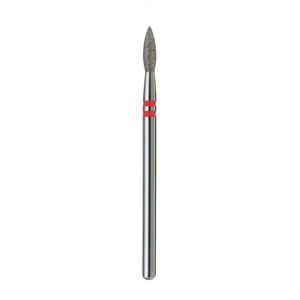 Diamond <b>Nail</b> Bit Sharp Flame 2.3 mm Red Grit High-Performance Unique Excellent Cuticle Tools - Product Image 4