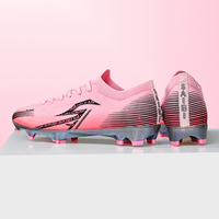 Chaussures de football Elite Speed Pro 2026 - Rose Vibrant Dégradé - Crampons professionnels légers FG/AG pour Hommes et Jeunes