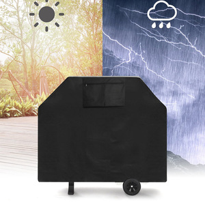 <span class=keywords><strong>Pour</strong></span> <span class=keywords><strong>Amazon</strong></span> vend 600D Oxford tissu four BBQ couverture étanche crème solaire en plastique housse de protection <span class=keywords><strong>pour</strong></span> jardin sac gratuit boîte à charbon de bois - Product Image 2