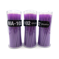 Micro-brosse jetable pour usage dentaire, micro-applicateur